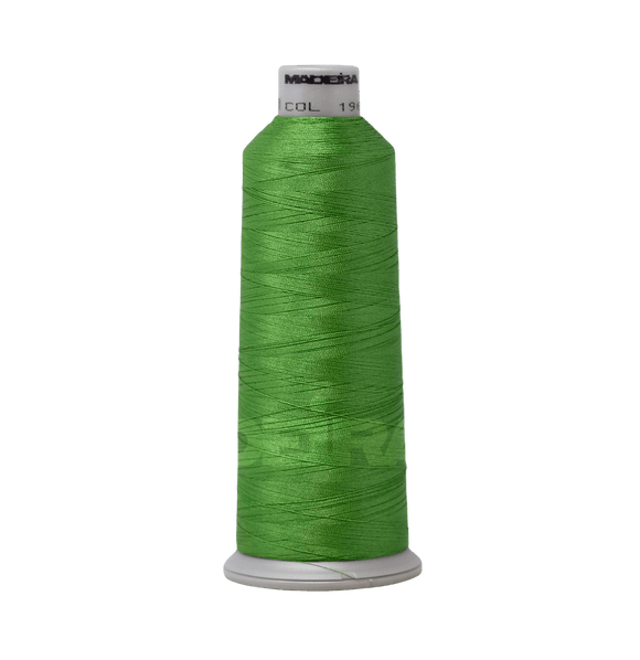 Madeira Thread Cone (5500 yd) Green Tea 1968 #40 Weight Madeira Polyneon Thread