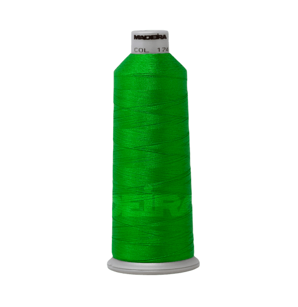 Madeira Thread Cone (5500 yd) Green Thumb 1749 #40 Weight Madeira Polyneon Thread
