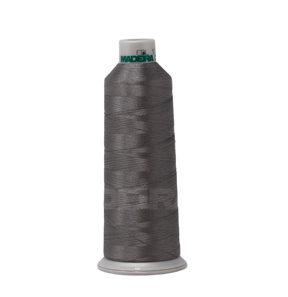 Madeira Thread Cone (5500 yd) Gun Metal Gray 1741 #40 Weight Madeira Polyneon Thread