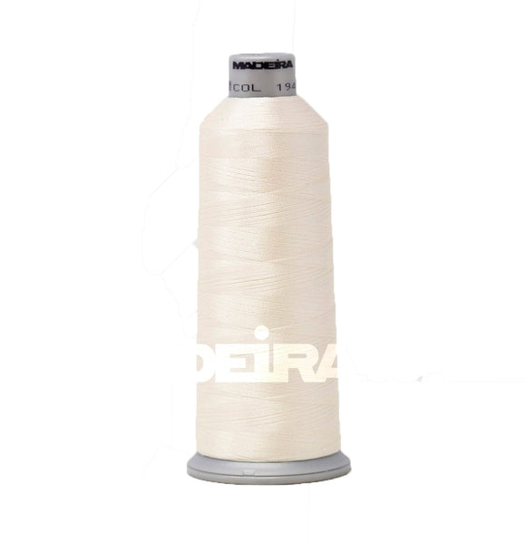 Madeira Thread Cone (5500 yd) Ivory 1949 #40 Weight Madeira Polyneon Thread