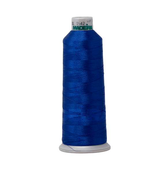Madeira Thread Cone (5500 yd) Lapis 1642 #40 Weight Madeira Polyneon Thread