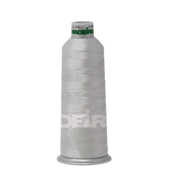 Madeira Thread Cone (5500 yd) Light Steel 1886 #40 Weight Madeira Polyneon Thread