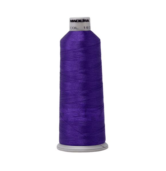 Madeira Thread Cone (5500 yd) Majestic Purple 1832 #40 Weight Madeira Polyneon Thread