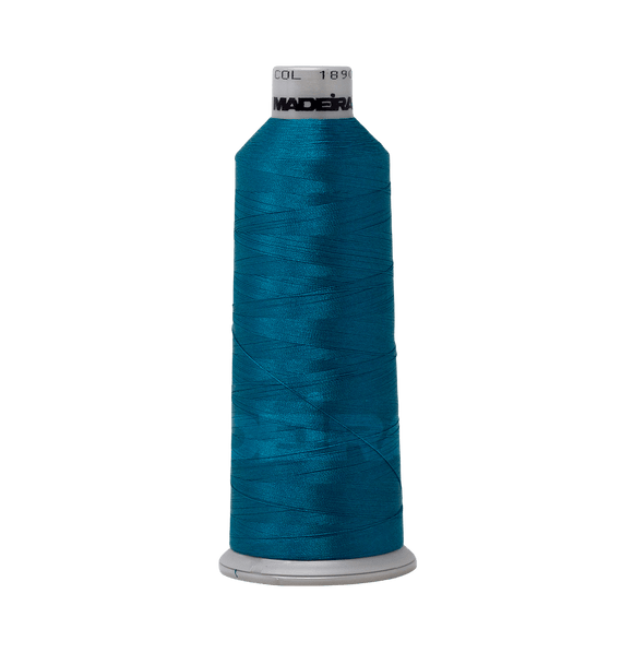Madeira Thread Cone (5500 yd) Midnight Green 1890 #40 Weight Madeira Polyneon Thread
