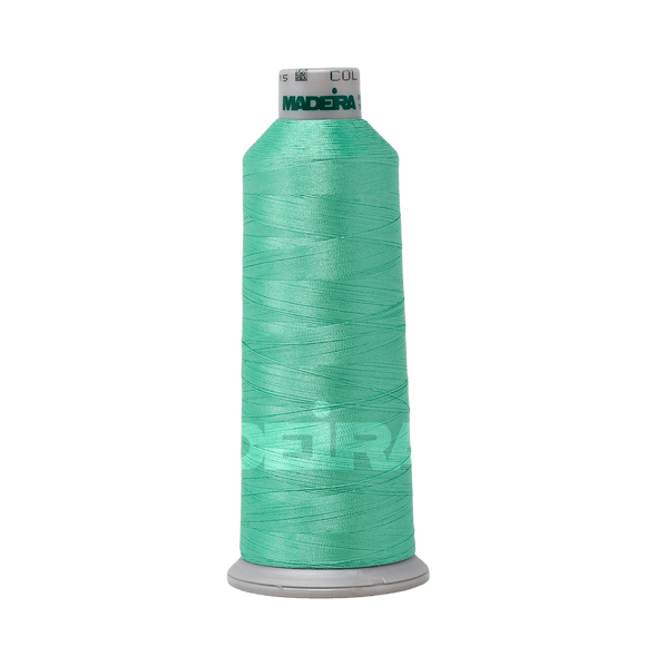 Madeira Thread Cone (5500 yd) Mint 1845 #40 Weight Madeira Polyneon Thread