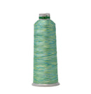 Madeira Thread Cone (5500 yd) Multi-Color Green 1602 #40 Weight Madeira Polyneon Thread