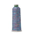 Madeira Thread Cone (5500 yd) Multi-Color Light Blue 1606 #40 Weight Madeira Polyneon Thread