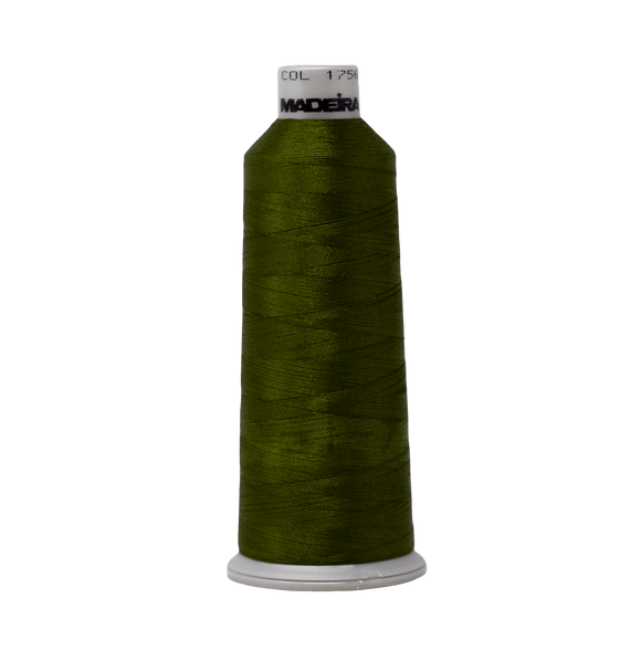 Madeira Thread Cone (5500 yd) Pea Green 1756 #40 Weight Madeira Polyneon Thread
