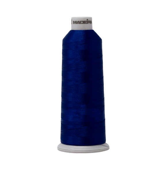 Madeira Thread Cone (5500 yd) Persian Blue 1843 #40 Weight Madeira Polyneon Thread