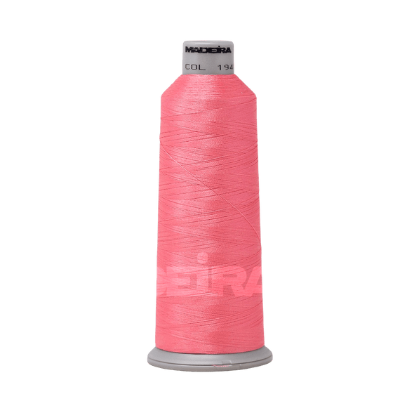 Madeira Thread Cone (5500 yd) Pink Carnation 1948 #40 Weight Madeira Polyneon Thread
