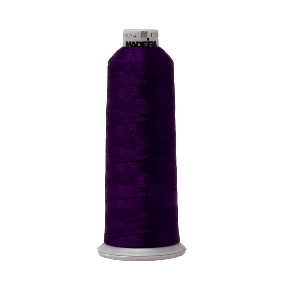 Madeira Thread Cone (5500 yd) Purple Passion 1633 #40 Weight Madeira Polyneon Thread