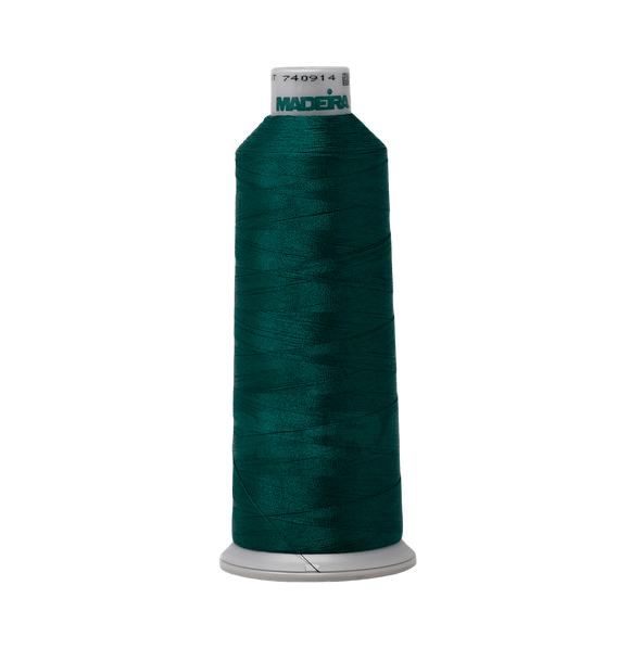 Madeira Thread Cone (5500 yd) Rain Forest 1780 #40 Weight Madeira Polyneon Thread