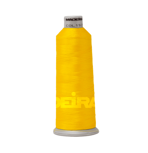 Madeira Thread Cone (5500 yd) Saffron 1971 #40 Weight Madeira Polyneon Thread