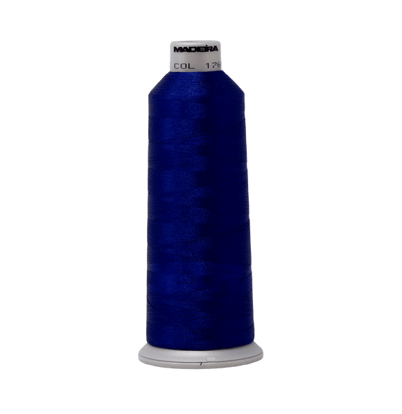 Madeira Thread Cone (5500 yd) Sailor Blue 1766 #40 Weight Madeira Polyneon Thread