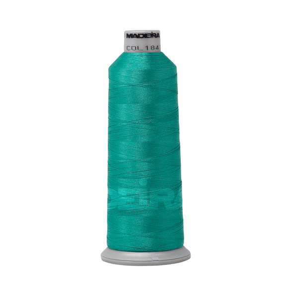Madeira Thread Cone (5500 yd) Sea Foam Green 1847 #40 Weight Madeira Polyneon Thread