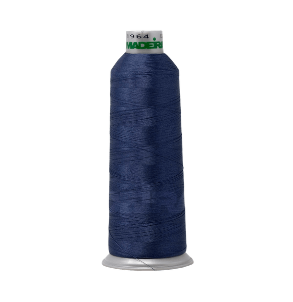 Madeira Thread Cone (5500 yd) Storm Sky Blue 1964 #40 Weight Madeira Polyneon Thread