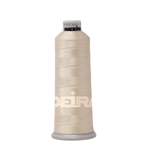 Madeira Thread Cone (5500 yd) Tusk 1682 #40 Weight Madeira Polyneon Thread