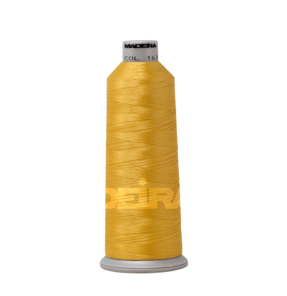 Madeira Thread Cone (5500 yd) Vegas Gold 1670 #40 Weight Madeira Polyneon Thread