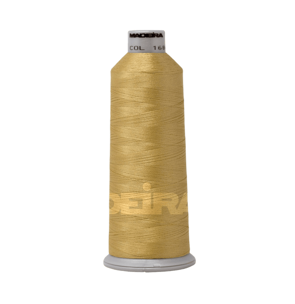 Madeira Thread Cone (5500 yd) Wheat 1684 #40 Weight Madeira Polyneon Thread