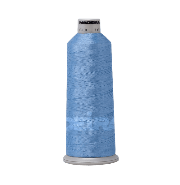 Madeira Thread Cone (5500 yd) Worn Denim 1628 #40 Weight Madeira Polyneon Thread