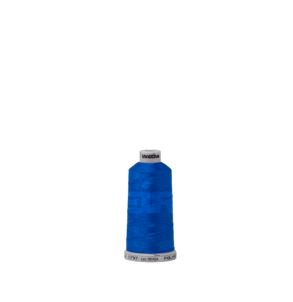 Madeira Thread Spool (1100 yd) Calypso Blue 1797 #40 Weight Madeira Polyneon Thread