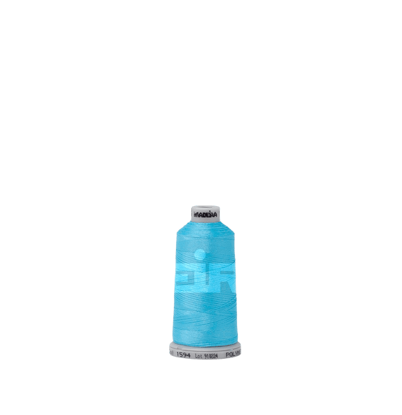 Madeira Thread Spool (1100 yd) Cool Aqua 1594 #40 Weight Madeira Polyneon Thread