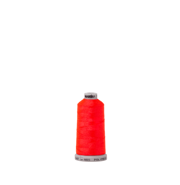 Madeira Thread Spool (1100 yd) Fluorescent Pink 1907 #40 Weight Madeira Polyneon Thread