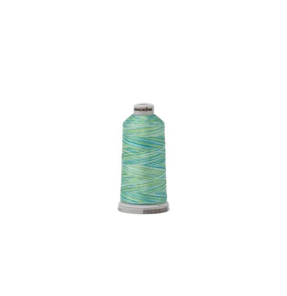 Madeira Thread Spool (1100 yd) Multi-Color Green 1602 #40 Weight Madeira Polyneon Thread