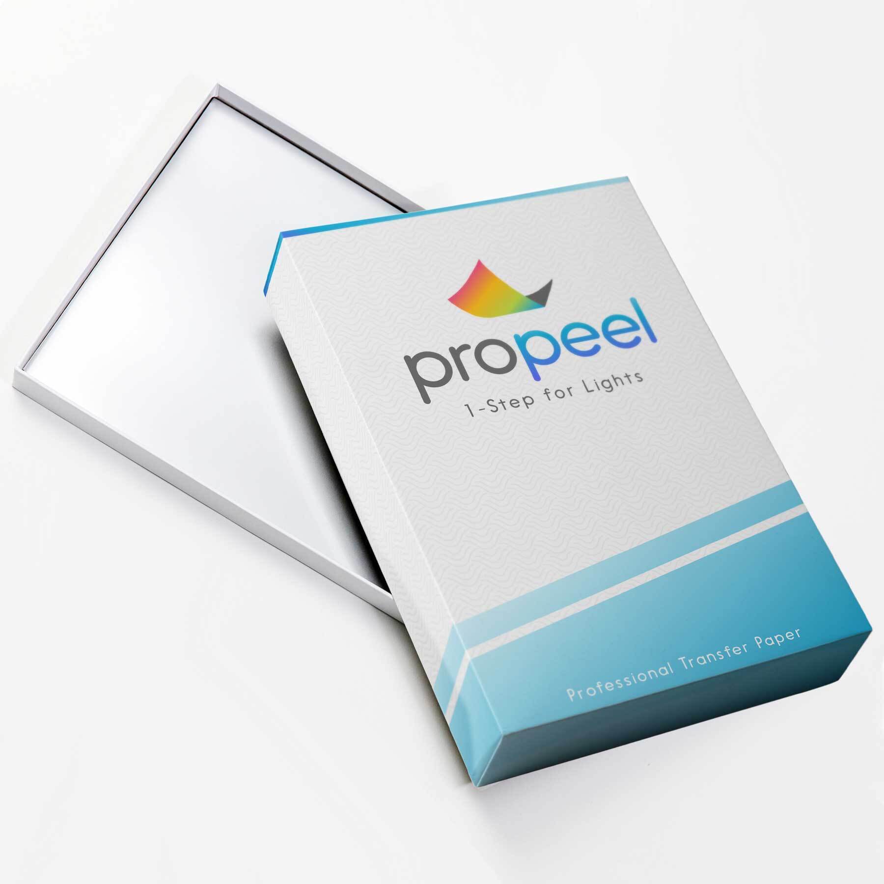 Propeel 1 Step | Transfer Paper | White and Light Textiles