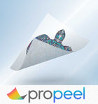 ProPeel Transfer paper Propeel Window Cling Sheets and Banners for White Toner Laser Transfer Printers