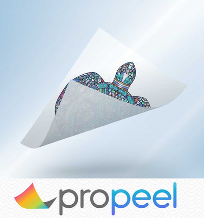 ProPeel Transfer paper Propeel Window Cling Sheets and Banners for White Toner Laser Transfer Printers