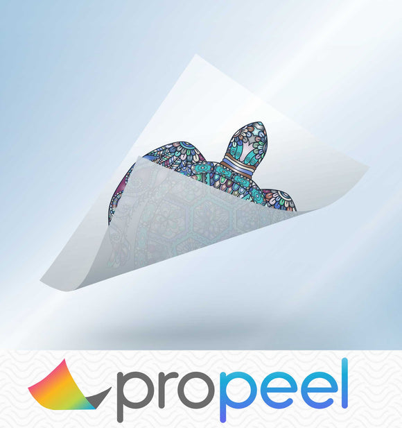 ProPeel Transfer paper Propeel Window Cling Sheets and Banners for White Toner Laser Transfer Printers