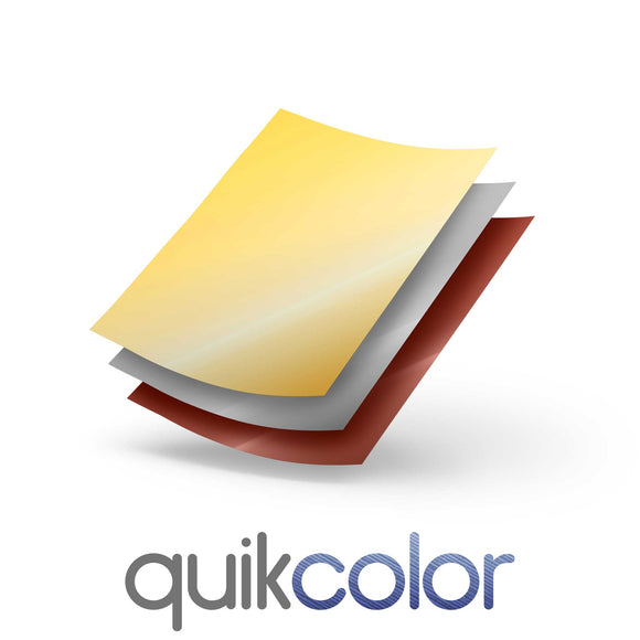 ProPeel Transfer paper Quikcolor Metallic Hard Surface 1-Step Transfer Media for Ceramic, Glass and Metal