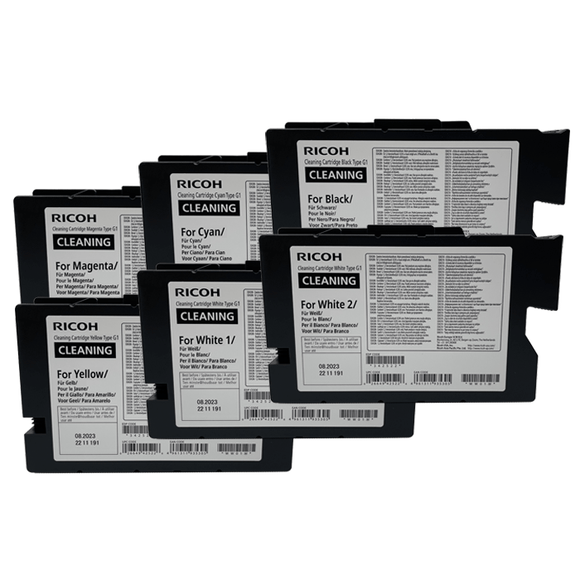 Ricoh DTG Cleaning Cleaning Cartridges for Ricoh Ri 1000 / Ri 2000 Type G1