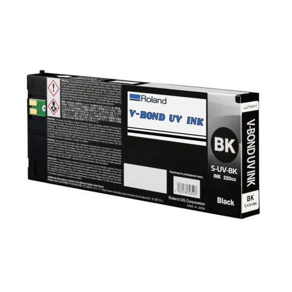 Roland Ink Black Roland V-Bond UV Ink 220cc