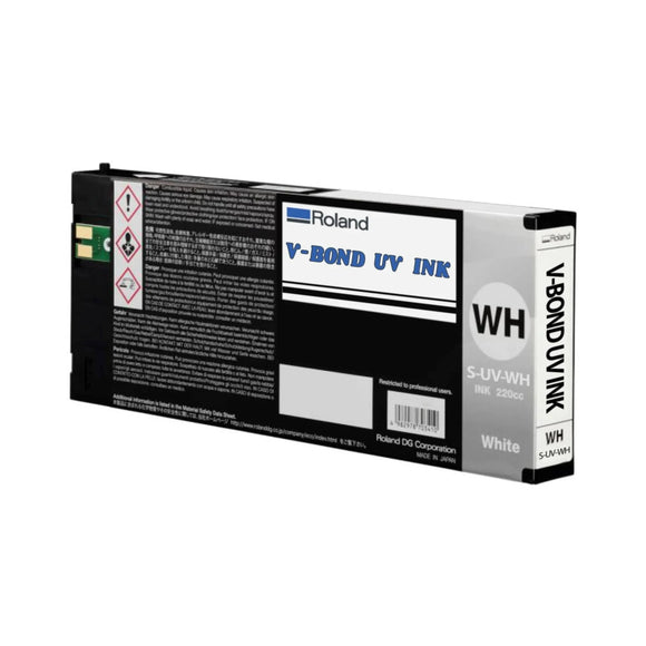 Roland Ink White Roland V-Bond UV Ink 220cc