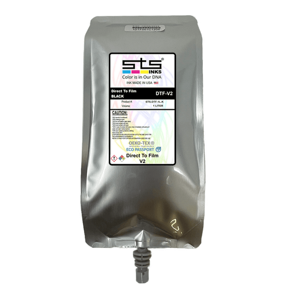 STS DTF Ink Black DTF Ink Liter Bag STS
