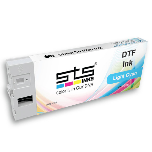 STS DTF Ink Light Cyan STS Direct to Film (DTF) 628 Ink Cartridges - 220ml