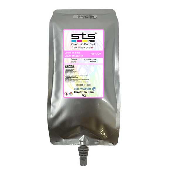 STS DTF Ink Light Magenta DTF Ink Liter Bag STS