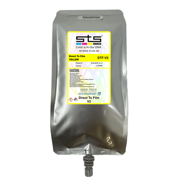 STS DTF Ink Yellow DTF Ink Liter Bag STS